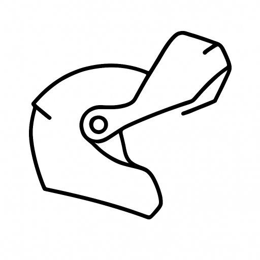 Çene Açılır Kask